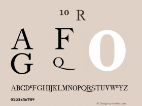 drmfigs10 Regular Version 001.001 Font Sample