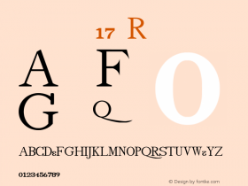 drminf17 Regular Version 001.001 Font Sample