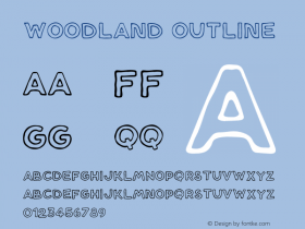 Woodland Outline Version 0.1图片样张