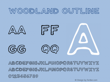 Woodland Outline Version 0.1图片样张