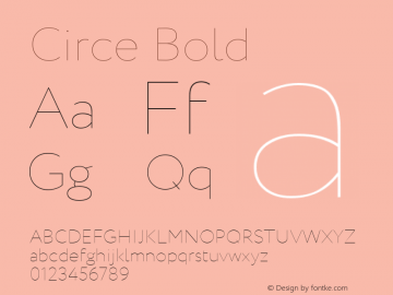 Circe Bold Version 1.000;com.myfonts.easy.paratype.circe.thin.wfkit2.version.3BGr图片样张