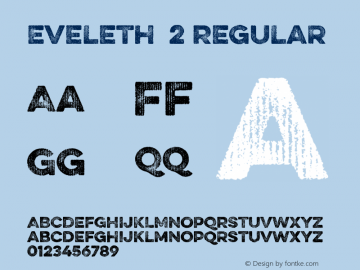 Eveleth  2 Regular Version 1.000;com.myfonts.easy.yellow-design.eveleth.light.wfkit2.version.4c7w图片样张