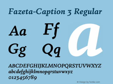 Fazeta-Caption 3 Regular 001.000;com.myfonts.easy.adtypo.fazeta.caption-bold-italic.wfkit2.version.4kYd图片样张