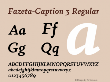 Fazeta-Caption 3 Regular 001.000;com.myfonts.easy.adtypo.fazeta.caption-bold-italic.wfkit2.version.4kYd Font Sample