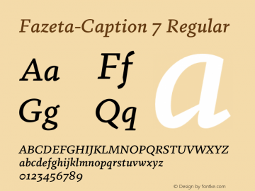 Fazeta-Caption 7 Regular 001.000;com.myfonts.easy.adtypo.fazeta.caption-medium-italic.wfkit2.version.4kYp Font Sample