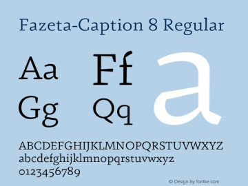 Fazeta-Caption 8 Regular 001.000;com.myfonts.easy.adtypo.fazeta.caption-light.wfkit2.version.4kYg图片样张