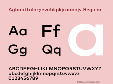 Agboattoloryevubkpkjraabajv Regular Version 7.504; 2013; Build 1022;com.myfonts.easy.fontfont.mark.pro-medium.wfkit2.version.4gKv Font Sample