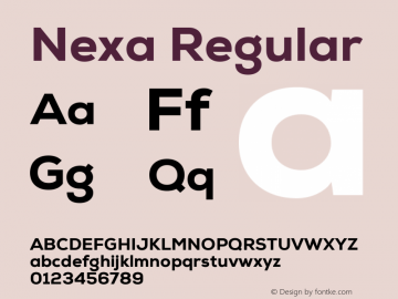 Nexa Regular Version 1.000;com.myfonts.easy.font-fabric.nexa.heavy.wfkit2.version.4kEZ Font Sample