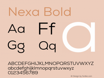 Nexa Bold Version 1.000;com.myfonts.easy.font-fabric.nexa.book.wfkit2.version.4kES Font Sample