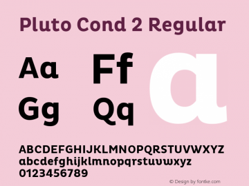 Pluto Cond 2 Regular Version 1.000;com.myfonts.easy.hvdfonts.pluto.cond-bold.wfkit2.version.3Rpx Font Sample