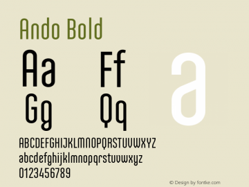 Ando Bold Version 1.000;com.myfonts.easy.jcfonts.ando.semibold.wfkit2.version.3CsB Font Sample