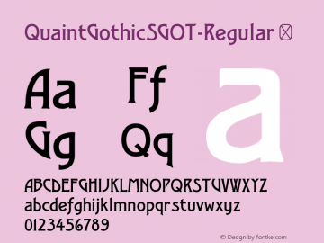 QuaintGothicSGOT-Regular ☞ 002.640;com.myfonts.easy.spiecegraphics.quaint-gothic-sg.regular.wfkit2.version.2yZp Font Sample