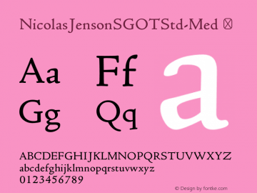NicolasJensonSGOTStd-Med ☞ 2.620;com.myfonts.easy.spiecegraphics.nicolas-jenson-sg.medium.wfkit2.version.3uVp图片样张
