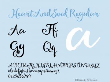 HeartAndSoul Regular Version 1.00 2015图片样张