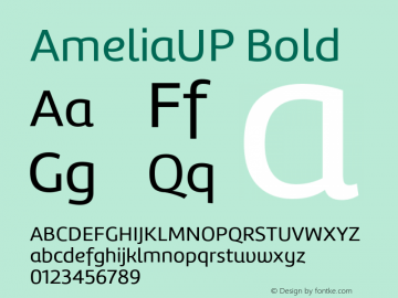 AmeliaUP Bold Version 001.001;com.myfonts.easy.tipotype.amelia.up-regular.wfkit2.version.3X36图片样张