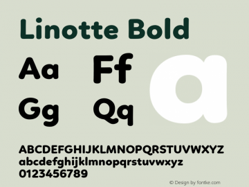 Linotte Bold Version 1.000;com.myfonts.easy.jcfonts.linotte.heavy.wfkit2.version.4k12 Font Sample