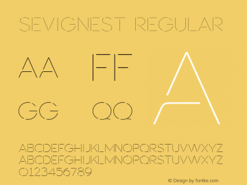 SevigneST Regular 2.001;com.myfonts.easy.reserves.sevigne-st.light.wfkit2.version.3AJ8 Font Sample