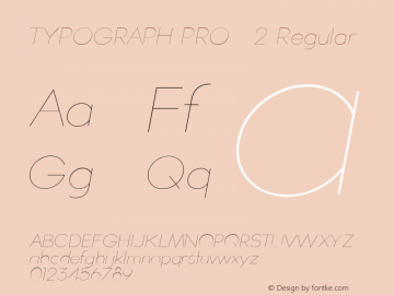 TYPOGRAPH PRO   2 Regular Version 1.000;com.myfonts.aleks-aleks.typograph-pro.ultra-light-italic.wfkit2.3roc图片样张