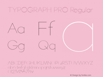 TYPOGRAPH PRO Regular Version 1.000;com.myfonts.easy.aleks-aleks.typograph-pro.ultra-light.wfkit2.version.3rod图片样张