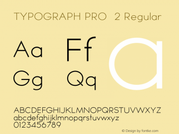 TYPOGRAPH PRO  2 Regular Version 1.000;com.myfonts.easy.aleks-aleks.typograph-pro.light.wfkit2.version.3rog图片样张