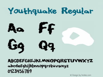 Youthquake Regular http://hjem.get2net.dk/jfischer/图片样张