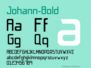 Johann-Bold ☞ Version 1.000;com.myfonts.easy.nicetype.johann.bold.wfkit2.version.3P3g图片样张