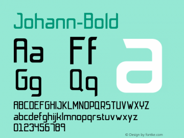 Johann-Bold ☞ Version 1.000;com.myfonts.easy.nicetype.johann.bold.wfkit2.version.3P3g Font Sample