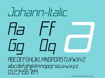 Johann-Italic ☞ Version 1.000;com.myfonts.nicetype.johann.italic.wfkit2.3PAv图片样张