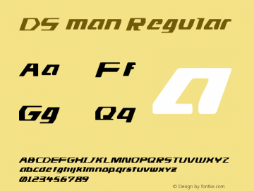 DS man Regular 1图片样张