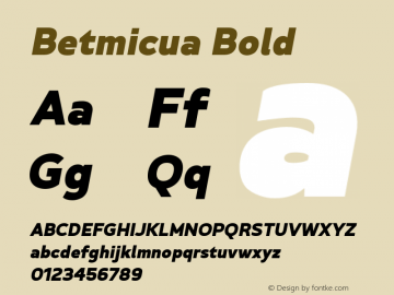 Betmicua Bold Version 1.000;com.myfonts.easy.typesketchbook.betm.black-oblicua.wfkit2.version.4ngB Font Sample