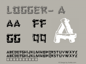 Logger- A 1.0 Thu May 26 15:40:45 1994 Font Sample