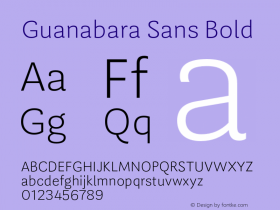 Guanabara Sans Bold Version 2.001;PS 002.001;hotconv 1.0.70;makeotf.lib2.5.58329;com.myfonts.easy.niramekko.guanabara-sans.extra-light.wfkit2.version.4nd7图片样张