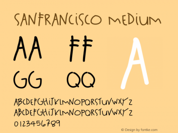 SanFrancisco Medium Version 001.000图片样张