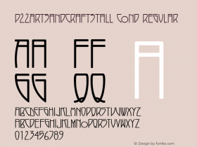 P22ArtsandCraftsTall Cond Regular Version 3.000;com.myfonts.p22.arts-and-crafts.tall.wfkit2.46ny图片样张