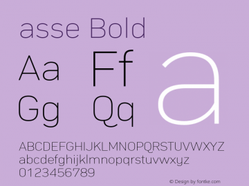 asse Bold Version 1.000;com.myfonts.easy.flat-it.compasse.thin.wfkit2.version.4d3M Font Sample