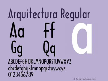 Arquitectura Regular 001.000图片样张