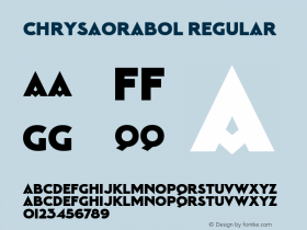 Chrysaorabol Regular Version 1.000;com.myfonts.easy.nonpareille.chrysaora.Bold.wfkit2.version.43JC Font Sample