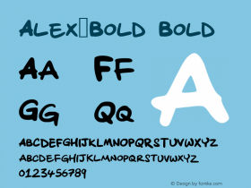 Alex_Bold Bold Version 001.000图片样张