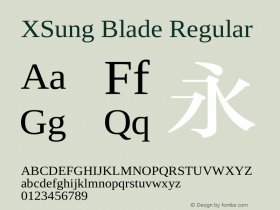 XSung Blade Regular XSung Blade - Version 3.0图片样张