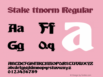 Stake ttnorm Regular Altsys Metamorphosis:10/27/94图片样张