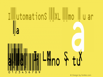 IDAutomationSHCBXL Demo Regular IDAutomation.com 2015图片样张