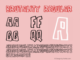 Brutality Regular 2图片样张