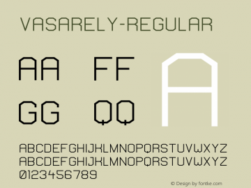 Vasarely-Regular ☞ Version 1000;com.myfonts.easy.b2302.vasarely.regular.wfkit2.version.3ZAH Font Sample