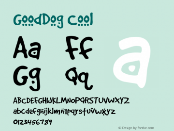 GoodDog Cool Macromedia Fontographer 4.1.5 6/14/98 Font Sample