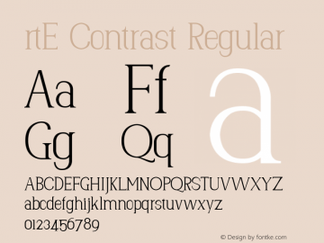 rtE Contrast Regular Version 1.000-Eta图片样张