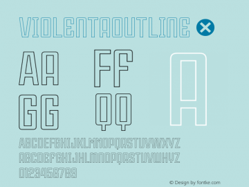 ViolentaOutline ☞ Version 001.001 ;com.myfonts.easy.graviton.violenta.outline.wfkit2.version.4nCL Font Sample