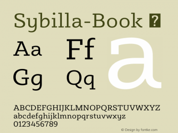 Sybilla-Book ☞ Version 2.950;com.myfonts.easy.karandash.sybilla.book.wfkit2.version.4nMf图片样张