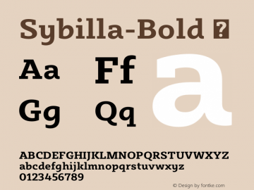 Sybilla-Bold ☞ Version 2.950;com.myfonts.easy.karandash.sybilla.bold.wfkit2.version.4nMj图片样张