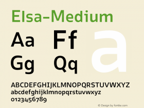 Elsa-Medium ☞ Version 1.000;com.myfonts.stereotypes.elsa.medium.wfkit2.3Eqw Font Sample