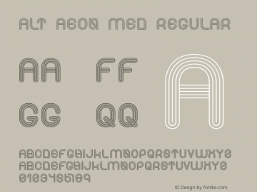 Alt Aeon Med Regular Version 1.000;PS 001.001;hotconv 1.0.56 Font Sample